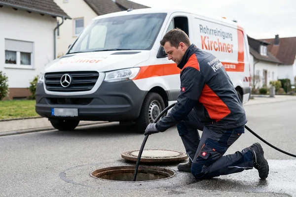Kanalreinigung mit Hochdruck im Notdienst